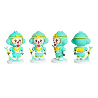 China For Gift Custom Design PVC 3D Education Picture Soft Rubber Online Figure Toys for sale