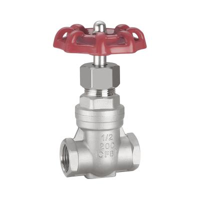 China General China Products/Suppliers. CF8 Stainless Steel Threaded Gate Valve 200wog for sale