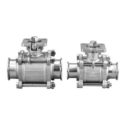 China General High Platform 304 Quick Install Ball Valve 3PC for sale