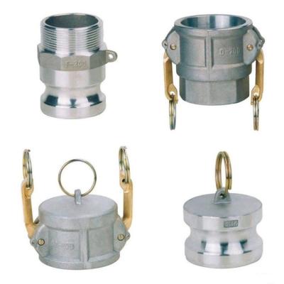 China Type A, B, C, D, E, F, C.C, DP pipe coupling 304 stainless steel camlock water pipe system camlock / groove female quick coupling for sale