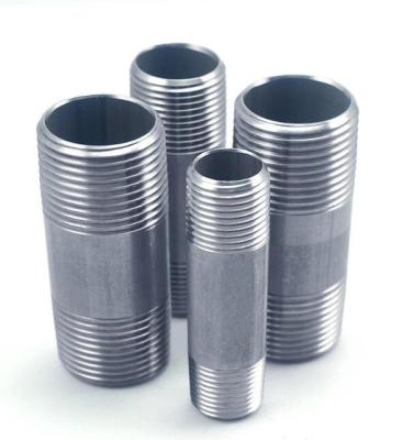 China Custom Tubing Pipe System 3/4inch Length Galvanized Steel Pipe Nipple For Industrial Pipe Table Legs for sale