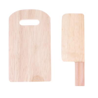 China 2020 Hot Selling Wooden Kitchen Chopper and Cutter Cookware Children Kindergarten for sale