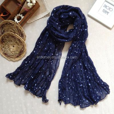 China Star Star Scarf, Crumple Shawl, Hip Scarf for sale