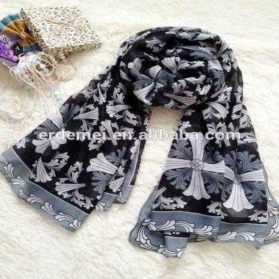 China Flower all types of shawl, fashion hijab, korea scarf for sale