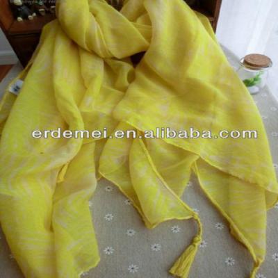 China Decoration/gift/hot cheap yellow scarf/scarf bondage for sale