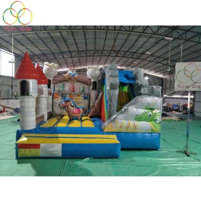 China Play Park New Arrival Moonwalk Jumping Bouncy Castle Combo Inflatable Bounce Castle With Slide for sale