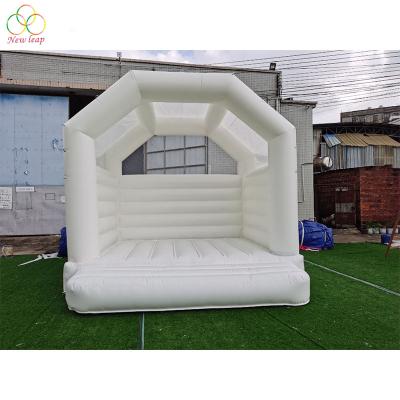 China PVC Inflatable Bounce Castle Bounce White Wedding Jumping House for sale