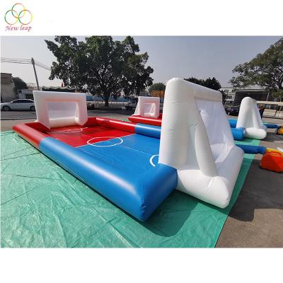 China High Quality Cheap Inflatable Outdoor Playground Water Soccer Field,Soap Football Court/Launch Sports Game for sale