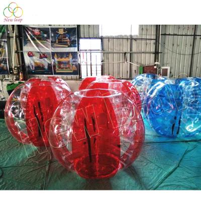 China Inflatable Toy TPU or PVC Human Inflatable Soccer Ball Bubble Body Bumper Ball for Kids and Adults for sale