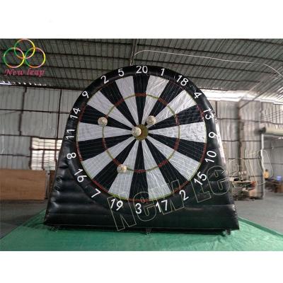 China PVC 4m Customzied Inflatable Football Target Soccer Foot Soccer Darts for sale