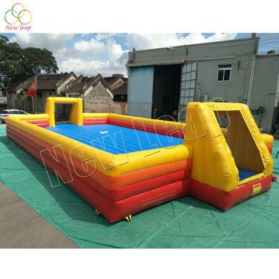 China Outdoor Sport Outdoor Playground Inflatable Soccer Field Football Area for sale