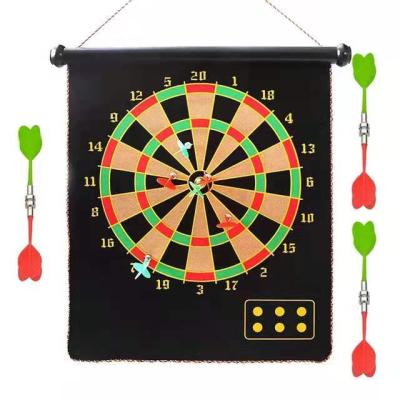 China Durable Double Side Play Magnetic Dart Board Set Wall Hanging for sale