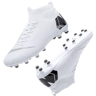 China Stamping Soccer Shoes Leatherette Four Seasons Soccer Shoes 35-45 Ag Outdoor Soccer Shoes for sale