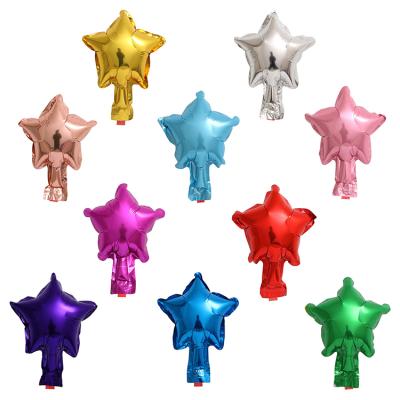 China Like the Picture Mini Size 5 Inch Star Foil Balloons Wedding Decoration Birthday Girl Sweet Party Balloons Baby Toys for sale