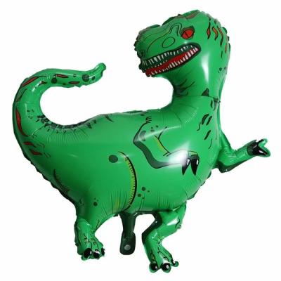 China Party Decoration Giant Dinosaur Balloons Foil Alarm Clock Dinosaur Animal Air Balloons For Kids Birthday Toys for sale