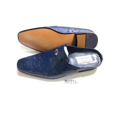 China Fashion Trend A Grade Quality Guaranteed Handmade Men's Leather Shoes Stylish Men's Shoes For Sale Half Slippers for sale