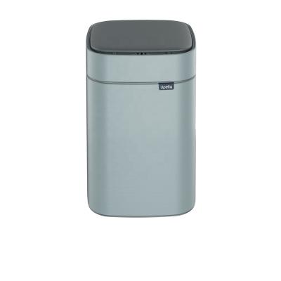 China Sustainable Household Induction Fingerprint Proof Smell Proof Trash Can for sale