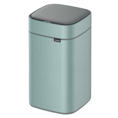 China Sustainable Smart Sensor Bathroom 12l Stainless Steel Trash Can With Vacuum for sale