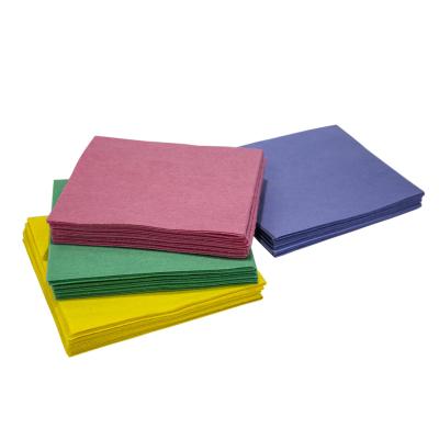 China Viable needle punched non-woven fabric and needle punched cleaning cloth for sale