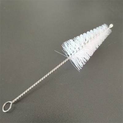 China Sustainable Special Sustainable Piping Cleaning Brush Pastry Tube Cleaning Brush Nylon 304 Stainless Steel Baking Brush for sale