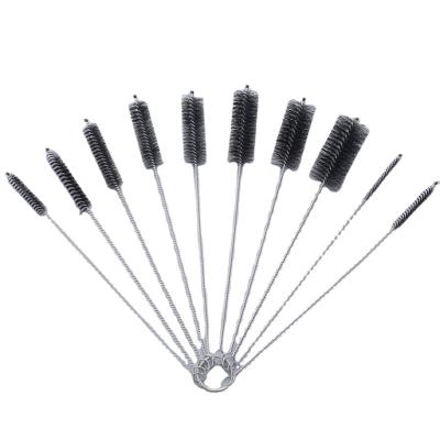 China 10 Pcs Viable/Stabilized Nipple Feeding Bottle Brush Straw Cleaning Brush Cleaning Brush Set Household Feeding Supplies for sale