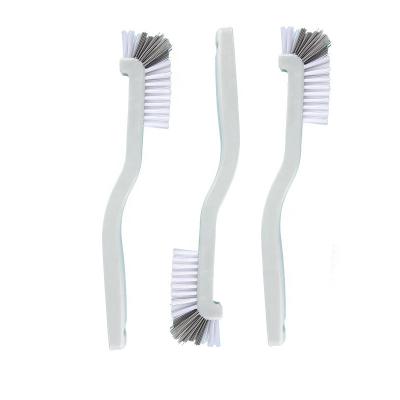 China 1PCS Hand Kitchen Cleaning Brush Bathroom Bottles Cleaning Brush Curved Bending Brush Handle Corner Lobster Cup Scrubber Accessories for sale