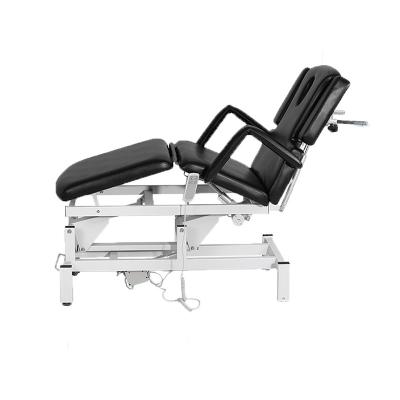 China Metal Clinic Multifunctional High Quality Adjustable Electric Tattoo Chair Salon Bed Dental Beauty Massage Machine For Treatment for sale