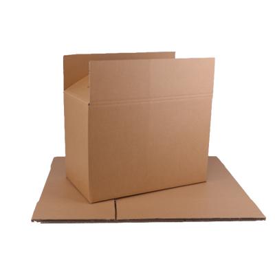 China Customized Size Shipping Paper Box Strong Brown Corrugated Moving Cartons Mailing Gift Box for sale