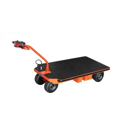 China NK 113 Handheld Electric Platform Trolley Easy Movable Electric Flat Cart With Flexible Handle for sale