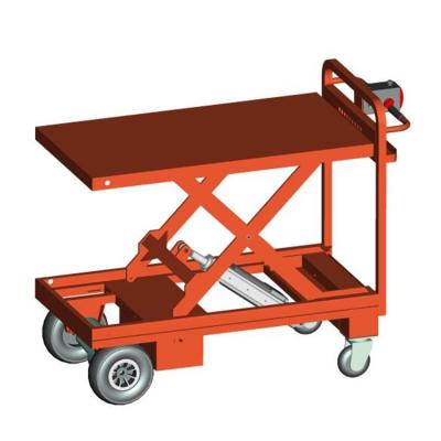 China NK-1115 Industrial Electric Outdoor Warehouse Electric Hand Truck Lift Trolley Carts For Moving Cargo for sale