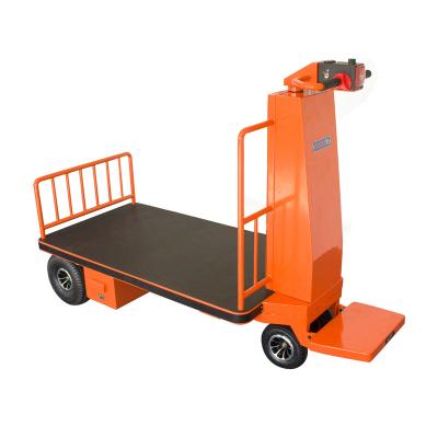 China NK 118 Industrial Battery Motorized Standing Platform Carts Driving Flat Type Electric Cart for sale