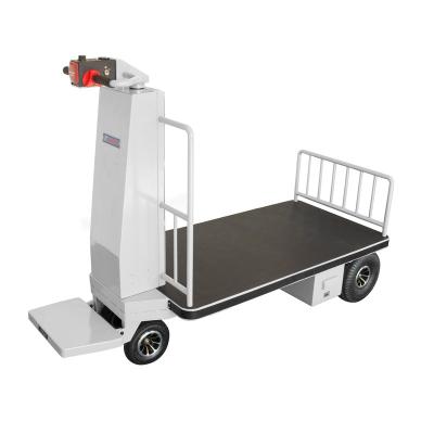 China NK 118 China Manufacturer Industrial Stand Driving Electric Trolley Power Platform Truck With Best Price for sale