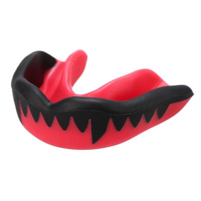 China Food Grade EVA Football Mouthguard Boxing Rugby Dental Touch Guard Adult Sports Gum Shield for sale