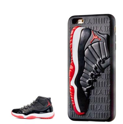 China Modern NBA 3D Basketball Shoes Embossed Mobile Case For iPhone 6 7 8 X XR XS Max for sale