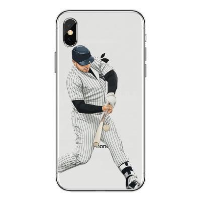 China 100% Eco-friendly Phone Case Major League Baseball MLB Baseball Cell Phone Case For iPhone X for sale