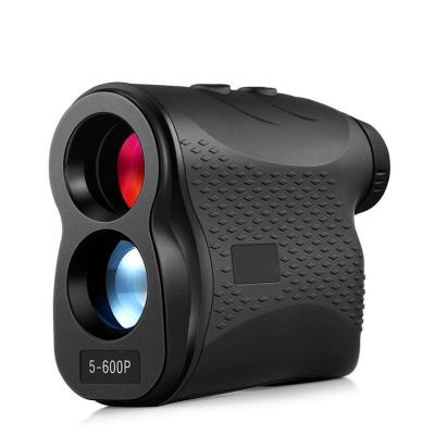 China 600m Golf 6X Laser Long Distance Monocular Range Finder with Slope, Flag-lock, Height, Speed ​​Gauge 16mm for sale