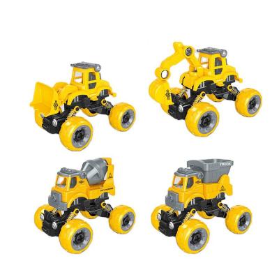 China Diy Disassembly/Pull Back DIY Pull Back Rock Climber Car DIY Pull Back Rock Climber Truck Toys Disassembly Engineering Vehicle Toys for sale