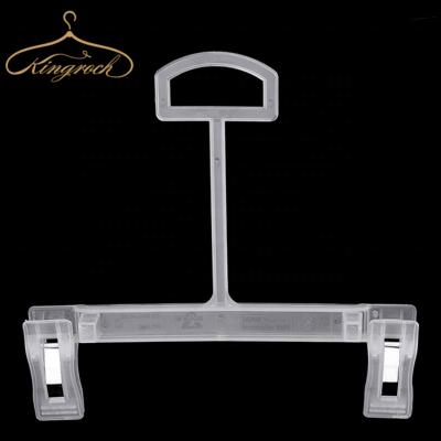 China Eco - Friendly Material 25 Cm Translucent Plastic Kids Bottom Hanger for sale