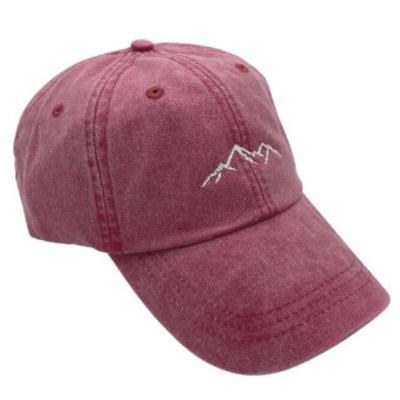 China DAD JOINT unstructured logo custom fashion embroidery mountain hat hat sports caps men women baseball cap for sale