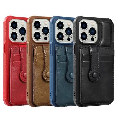 China Van de het Geval Slanke Premie van iPhone 13 Promax compatible vegan leather phone Klassieke de Luxe Elegante Dunne Dekking Te koop