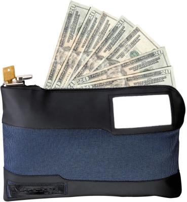 China HOT Money Bag with Lock, Lockable Bank Bag, Money Bag for Cash, Waterproof Bag for Cash With Zipper, for Cash, Cellphone Te koop