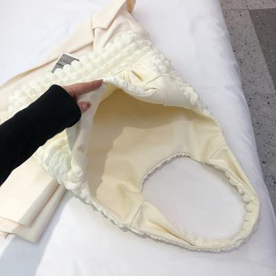 Cina Nuova borsa da spalla femminile di fiore a nuvola borsa da spalla femminile estiva tela borsa di mano semplice in vendita