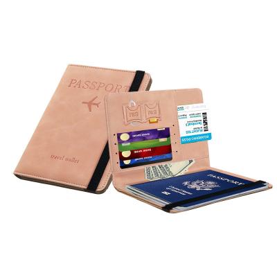 중국 AMAZON PU LEATHER PASSPORT BAG RFID MULTI-FUNCTIONAL PASSPORT HOLDER PASSPORT COVER PASSPORT COVER 판매용