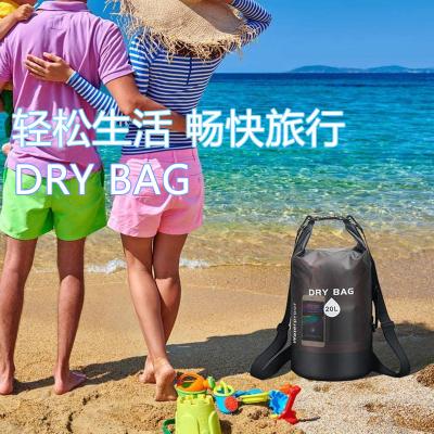 China Strandbeutel wasserdicht Eimerbeutel transparent PVC wasserdicht Eimerbeutel Driftwasserdicht Beutel Schwimmbad zu verkaufen