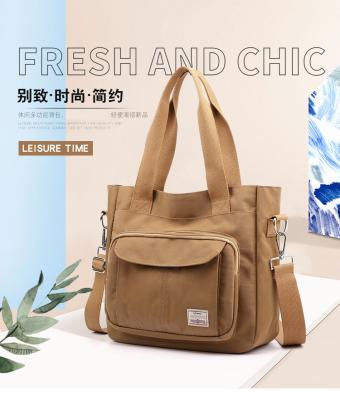 China 2024 NEW ATMOSPHERIC MOMMY BAG LARGE CAPACITY SINGLE SHOULDER HAND CROSSBODY BAG NYLON FABRIC CASUAL WOMEN'S SHOULDER for sale