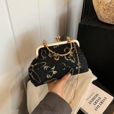 China NEW CHINESE STYLE CHEONGSAM DINNER BAG FOR WOMEN 2024 SPRING/SUMMER NEW HANDBAG SENIOR CHAIN CROSSBODY BAG for sale