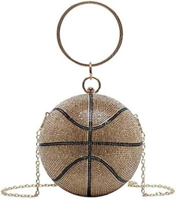 China UMREN WOMEN BASKETBALL SHAPED CROSS BODY PURSE RHINESTONE ROUND BALL CRYSTAL EVENING BAG CLUTCH HANDBAG FOR WEDDING for sale