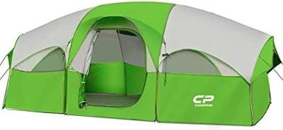 Cina CAMPROS CP Tent 8 Person Camping Tents, Weather Resistant Family Tent, 5 Large Mesh Windows, Double Layer, Divided in vendita