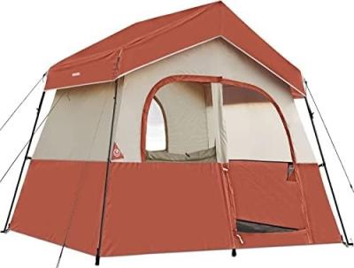 China HIKERGARDEN 6 Person Camping Tent - Portable Easy Set Up Family Tent for Camp, Windproof Fabric Cabin Tent Outdoor for sale