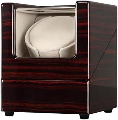 China CHIYODA Watch Winder for Single Automatic Watches Solid Wooden Box with Mabuchi Motors for sale